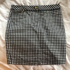 Checkered skirt